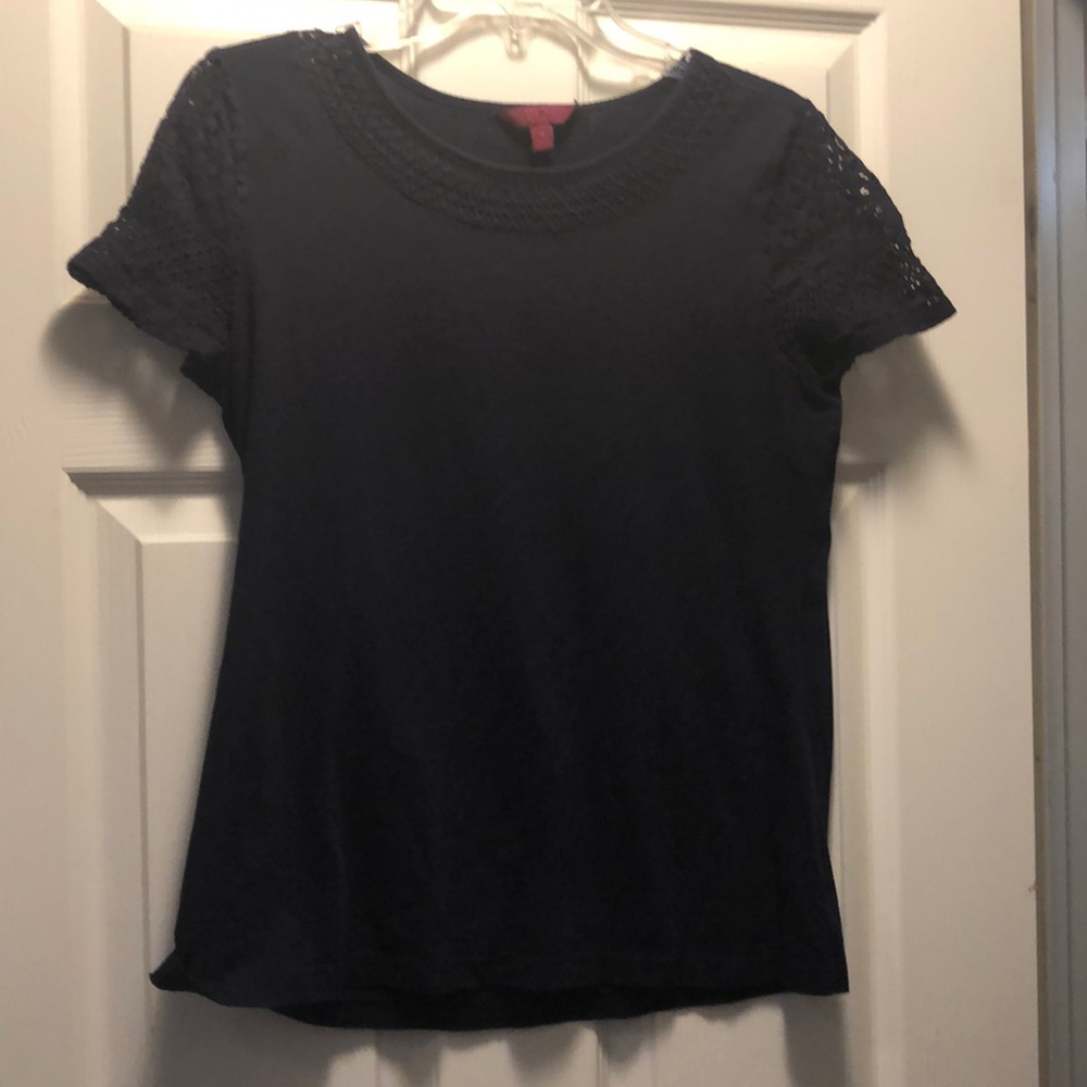 Navy blue blouse